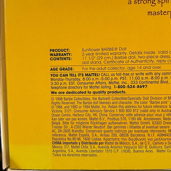 Sunflower Barbie Vincent Van Gogh - Picture 5 of 12